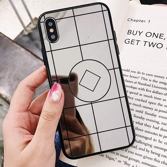 iPhone 7/8 Mirror Case With Holder - Picture 1 of 3